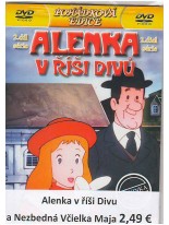 3 DVD rozprávky: Alenka v říši divů 2. diel + Včelka Mája: Mája a lesní požár + Včelka Mája 2: Mája na výlete