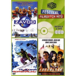 3 Filmy na DVD: Adrenalin, Hladina adrenalínu, Závod DVD