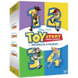 Toy Story 1-4 Kolekcia 4DVD Toy Story 1-4 Kolekcia 4DVD