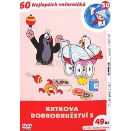 Krtkova dobrodružstv&iacute; 5 DVD