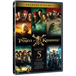 Piráti z Karibiku: Kolekce 5DVD Piráti z Karibiku: Kolekce 5DVD