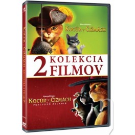 Kocúr v čižmách 1+2 Kolekce DVD